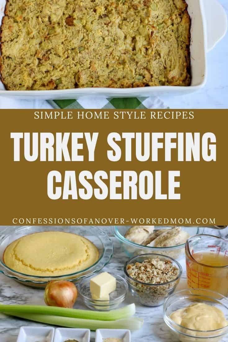 You will love this Turkey Stuffing Cranberry Casserole recipe! It's one of my favorite leftover Thanksgiving dinner recipes. Make it today!