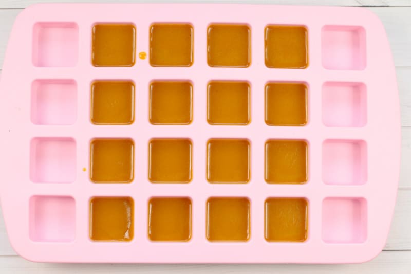 turmeric gummies in a silicone mold