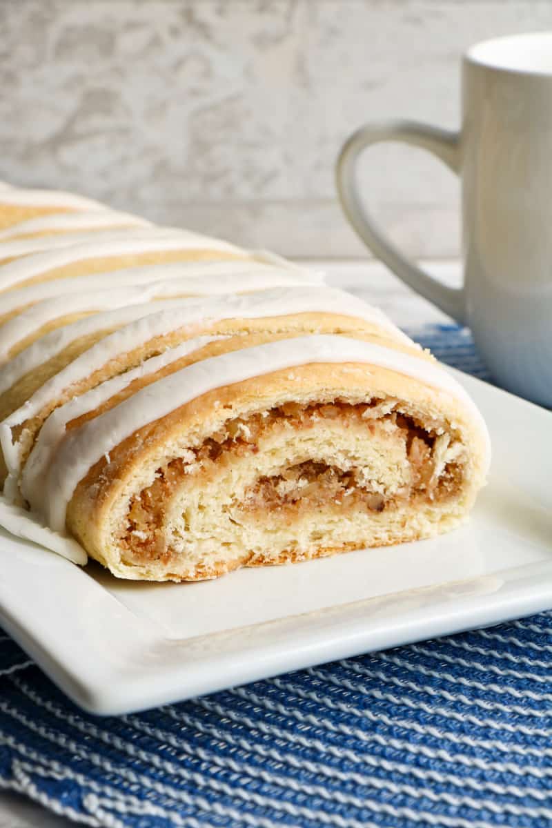 This flaky Easter Nut Roll recipe is one of my favorite Easter desserts. Make my never fail nut roll recipe for your Easter dessert.