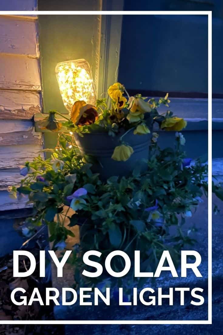 Check out this solar powered rope lights craft you can make using solar LED string lights. These DIY solar garden lights are a fun garden accent.