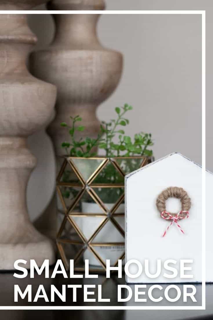 Check out this easy small wooden house craft that's perfect for your mantel. Make your own small wooden house decoration with this tutorial.