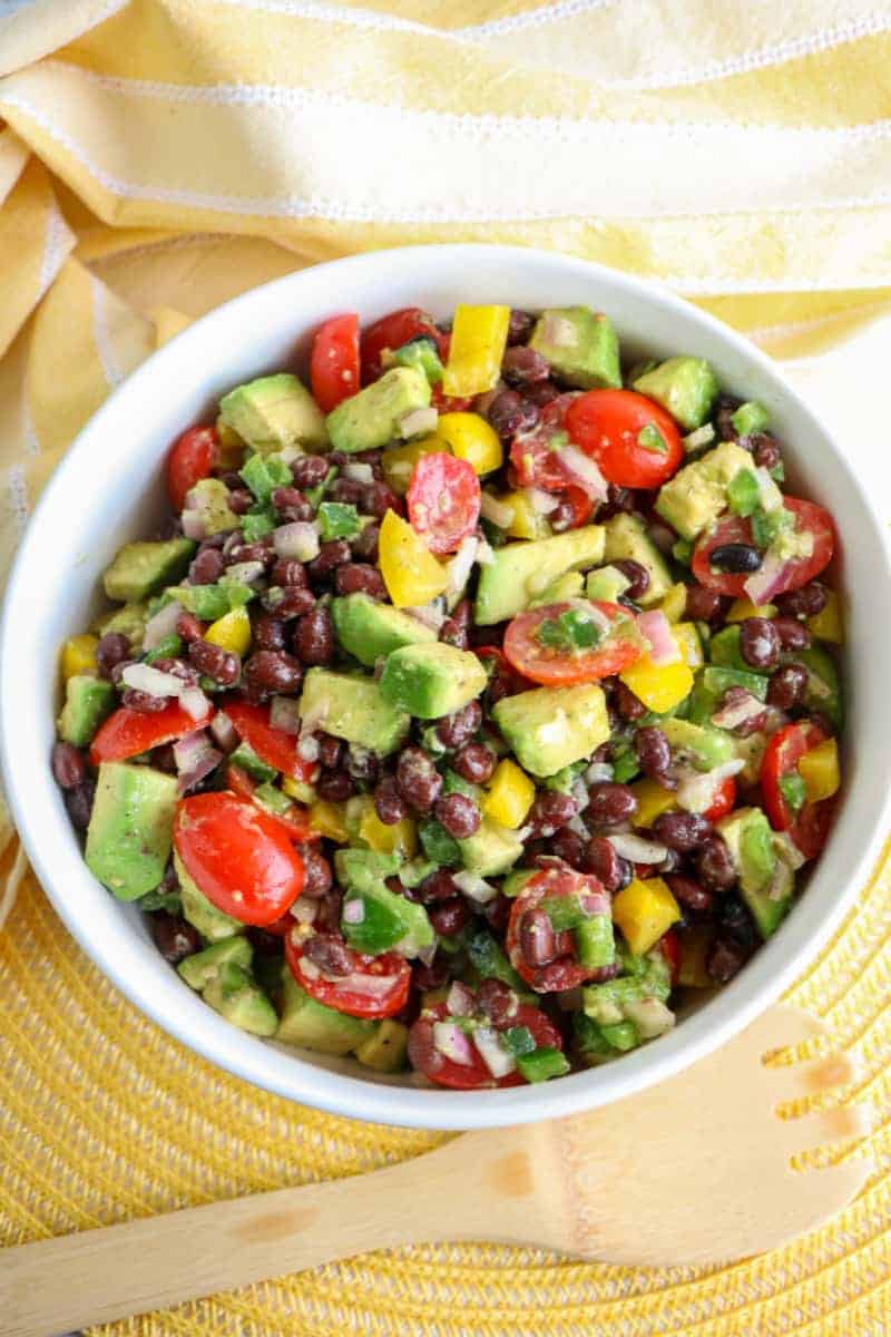 This Mexican Avocado Salad recipe is one of my favorite guac salad recipes. Get the recipe for my healthy avocado salad and try it today.