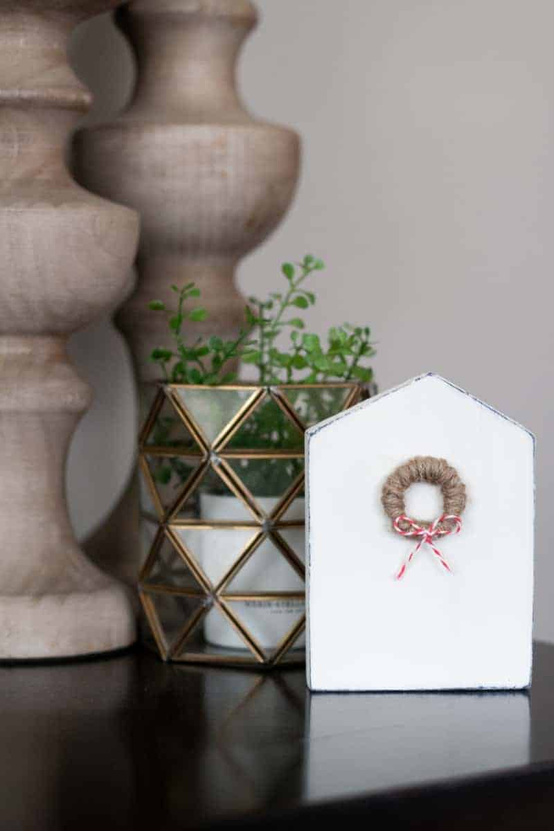 Small Wooden House Craft  Confessions of an Overworked Mom