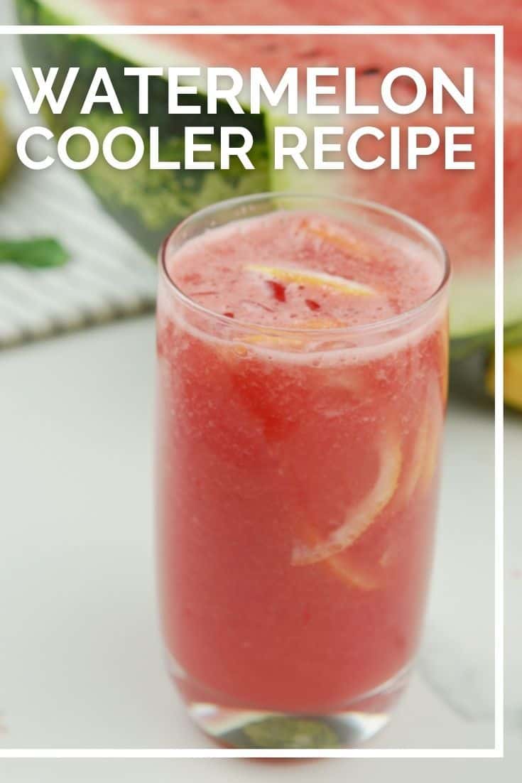 You want to make a healthy drink, but you don’t know how. Try this easy watermelon cooler recipe for a refreshing summer beverage.