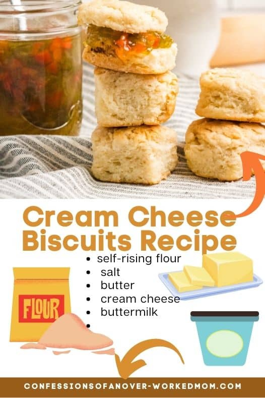 Making delicious, homemade biscuits is hard. Get the recipe for these light and fluffy cream cheese biscuits and make a batch today.