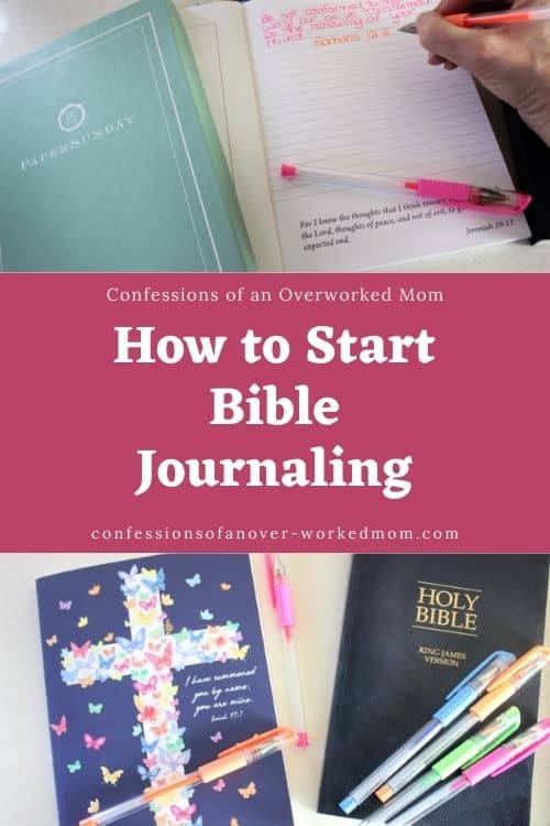 Wondering how to start Bible journaling? Starting a faith journal is a popular hobby that can be very rewarding. But, it can be intimidating for beginners who have no idea where to start.