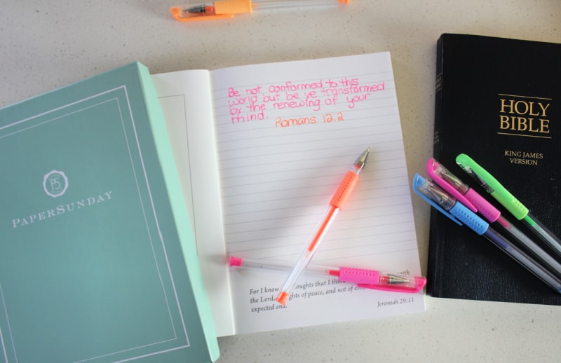 How to Start Bible Journaling  Confessions of an Overworked Mom