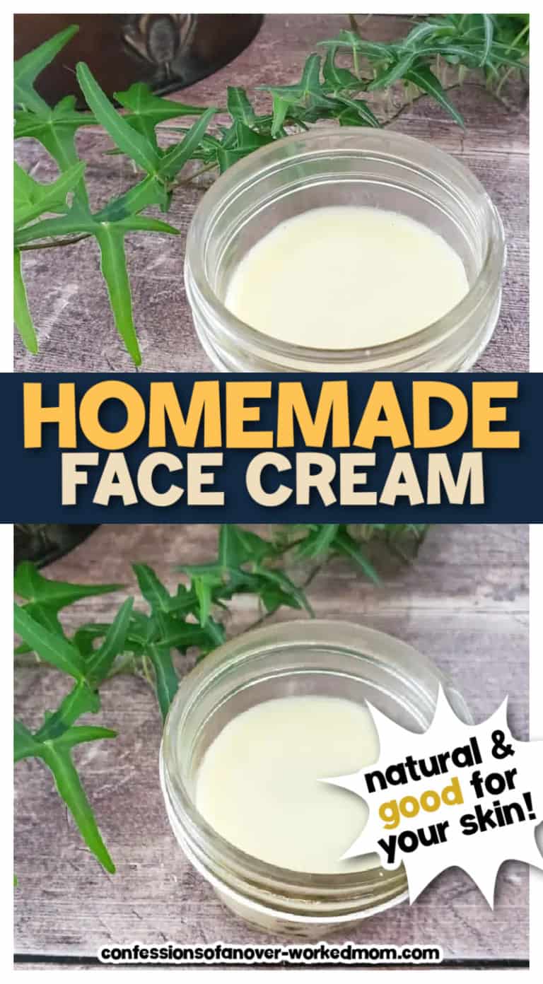 Homemade Face Cream | Confessions of an Overworked Mom