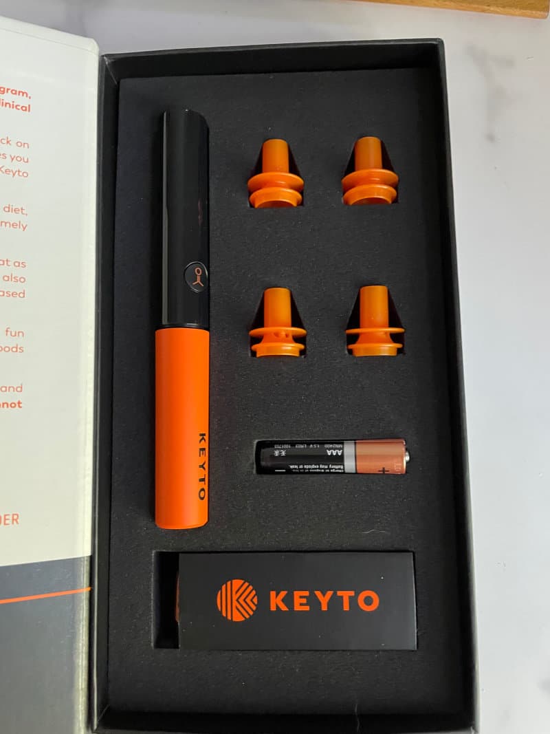 a KEYTO breath sensor in a box