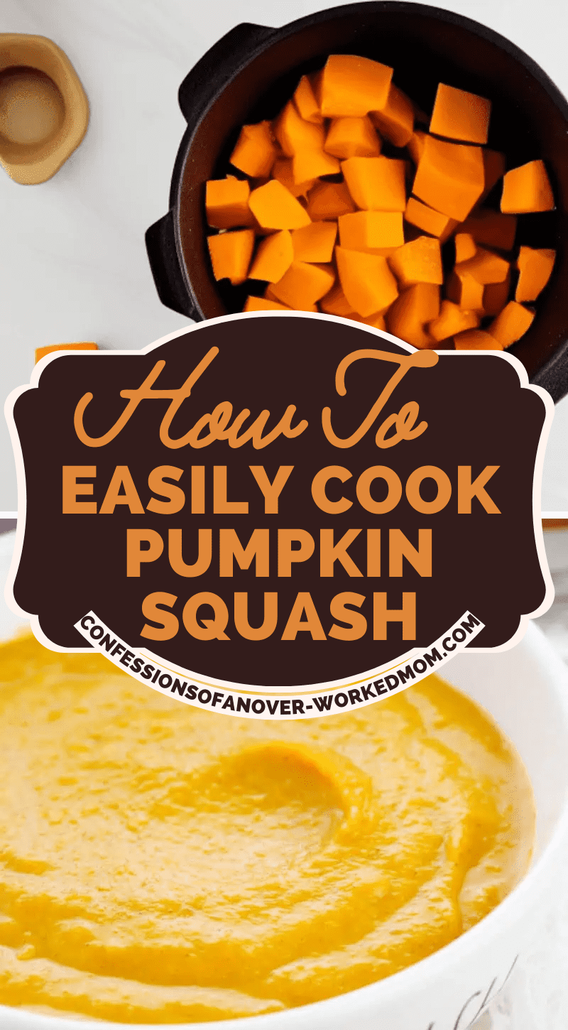 If you're wondering how to cook pumpkin squash, check out my favorite pumpkin squash recipe! Try a hearty bowl of this delicious pumpkin and butternut squash soup.