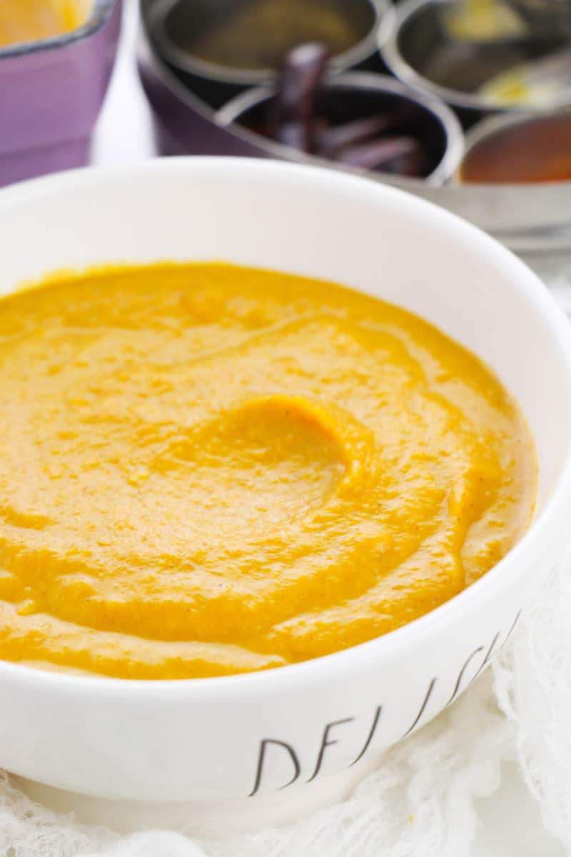 If you're wondering how to cook pumpkin squash, check out my favorite pumpkin squash recipe! Try a hearty bowl of this delicious pumpkin and butternut squash soup.