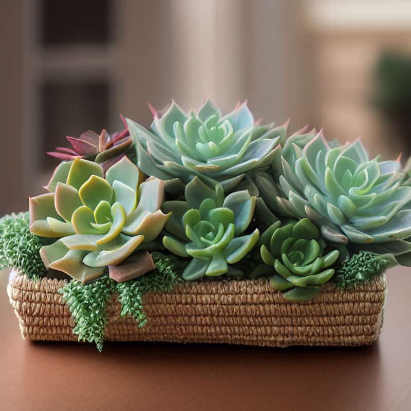 DIY succulent centerpieces make beautiful table arrangements for the holidays. Make this easy artificial succulent centerpiece for your holiday table.