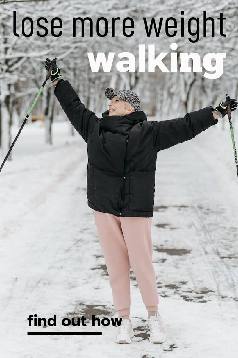 Walking but not losing weight can make you feel stuck on your weight loss journey. Keep reading for my tips for losing weight while walking even if you've hit a weight loss plateau.