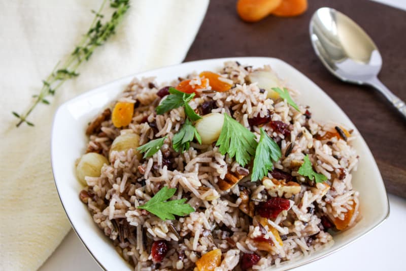 Try this delicious wild rice with cranberries recipe. Wild cranberry wild rice is a favorite fall or holiday side dish recipe that is easy to make.