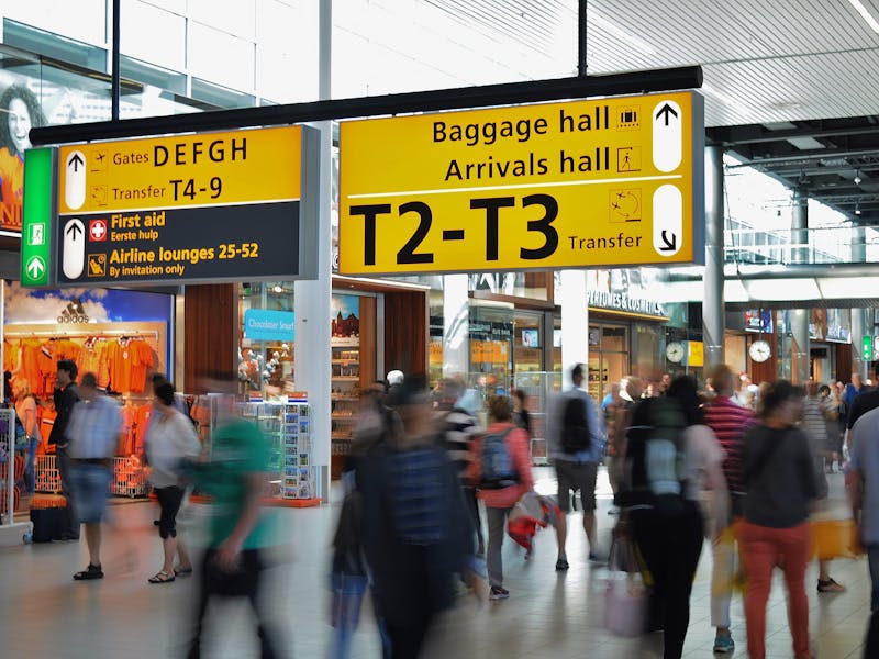 baggage area in an airport