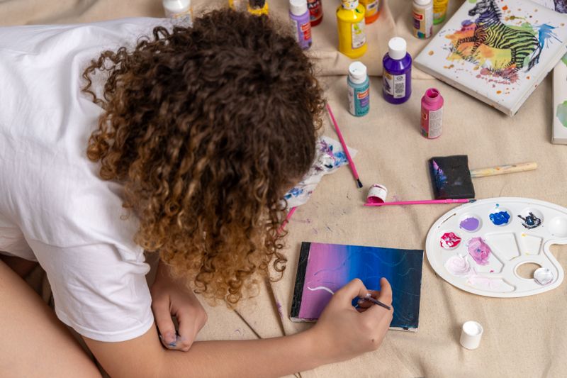 painting with acrylics