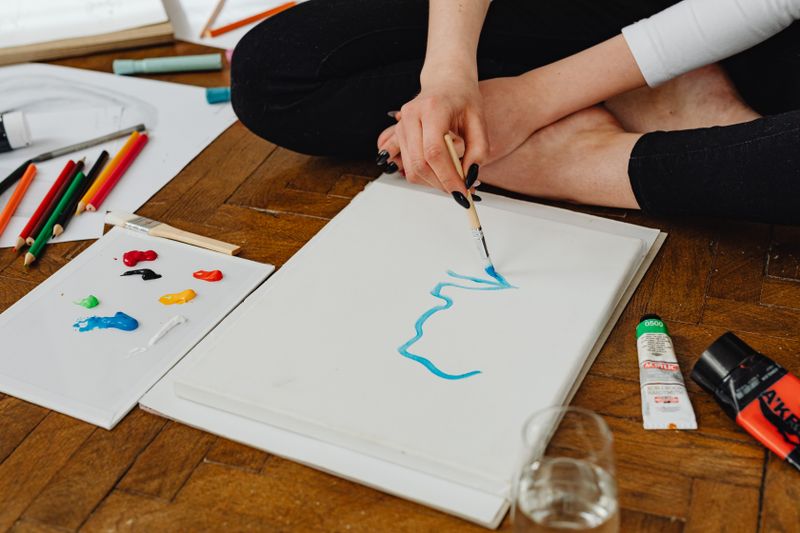 person painting