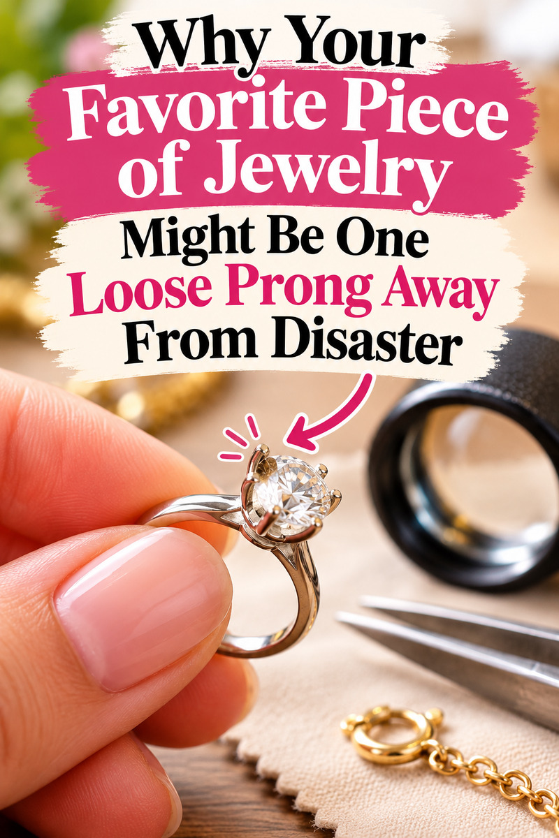 Could your favorite ring be one loose prong away from losing its stone? 💍 Learn the warning signs your jewelry needs repair before it's too late! Discover how to spot loose gemstones, bent prongs, worn settings, thinning bands, and damaged clasps. Plus, find out when professional jewelry repair can help protect your favorite rings, necklaces, and family heirlooms. Save these jewelry care tips to keep your treasured pieces looking beautiful for years! ✨#JewelryCare #JewelryRepair #JewelryMaintenance #JewelryTips #EngagementRingCare